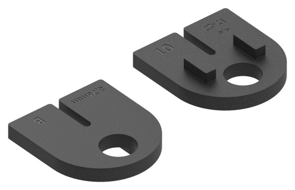 Gummieinlage fuer Glas 8-76 mm VSG- Modell 25-88-112509.GU