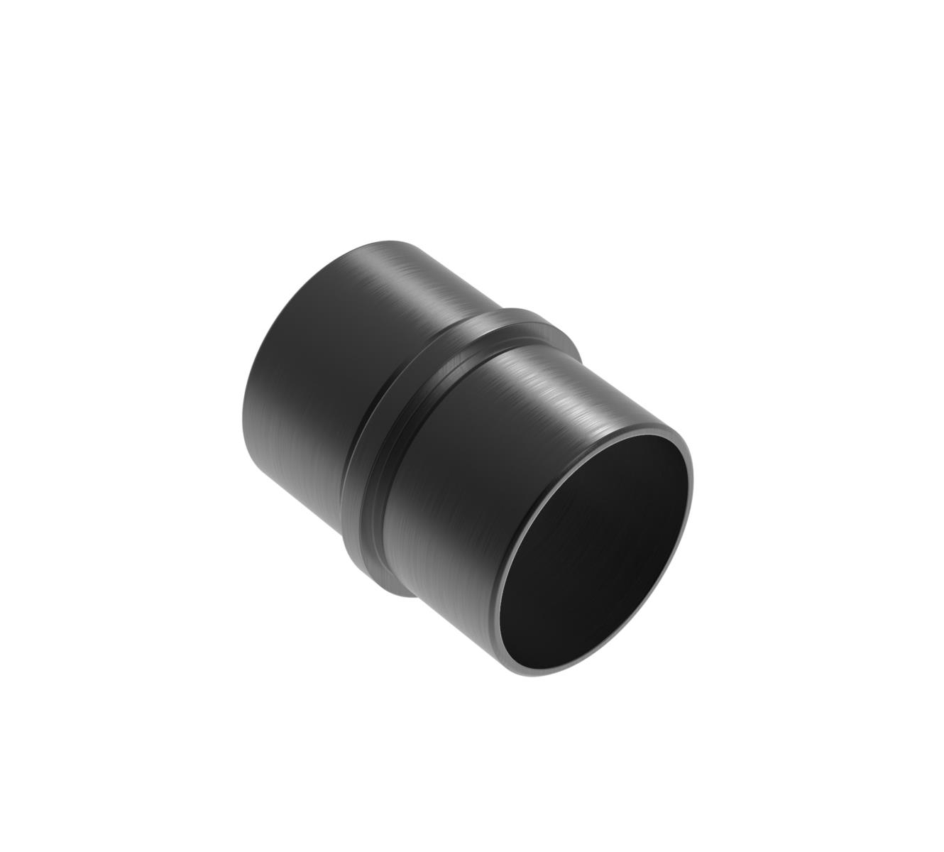 Handlaufverbinder Edelstahl AISI 304 D42-4x2-0 mm PVD Schwarz zum Kleben-89-11APVD0790242-A.4
