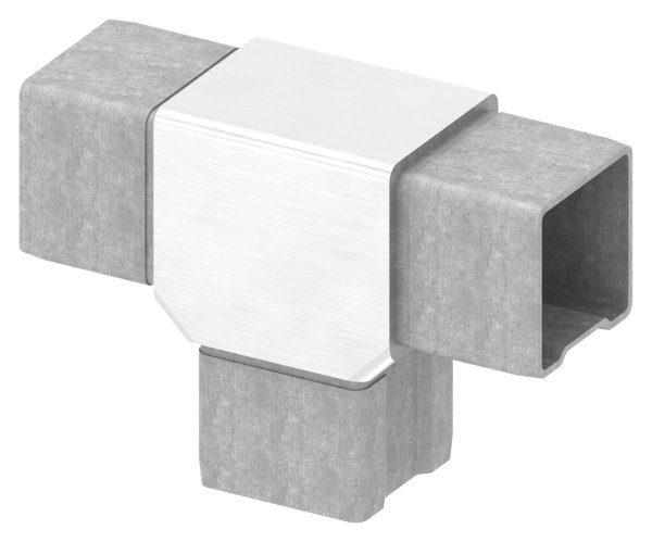 T-Verbinder V4A 40x40x2 mm Steckbar-88.1110134040