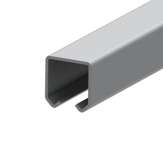 Laufschiene Stahl verzinkt 57 x 67 x 3 mm L=3000 mm fr Hngeschiebetore-89-11H1857X67ZN3000-A.4