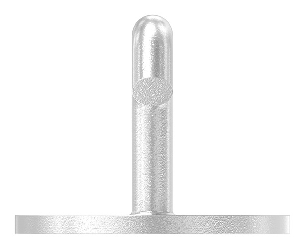 Befestigungsoese Edelstahl V4A Rundeisen Ø 5 mm mit runder Platte- 2 Bohrungen-88.11100076005