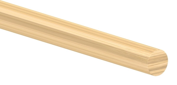 Holzhandlauf Eiche Ø 42-4 mm L = 1000 mm geschliffen lackiert-88-11H-EI42.1000