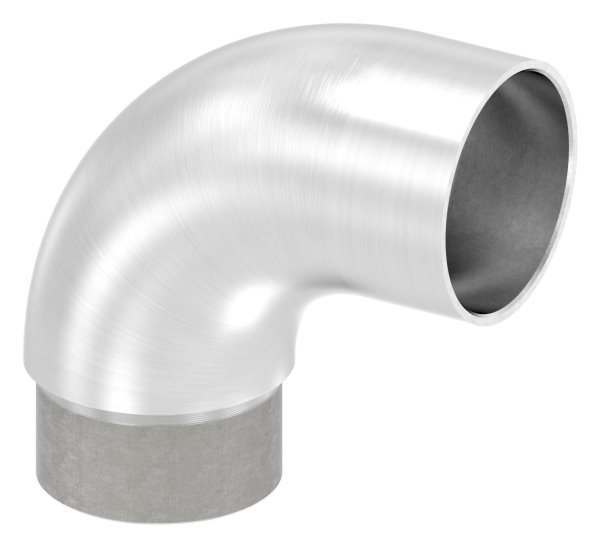 Anschlussbogen 90° V2A fuer Rohr Ø 42-4 x 2-0 mm zum Stecken-11-3394.4