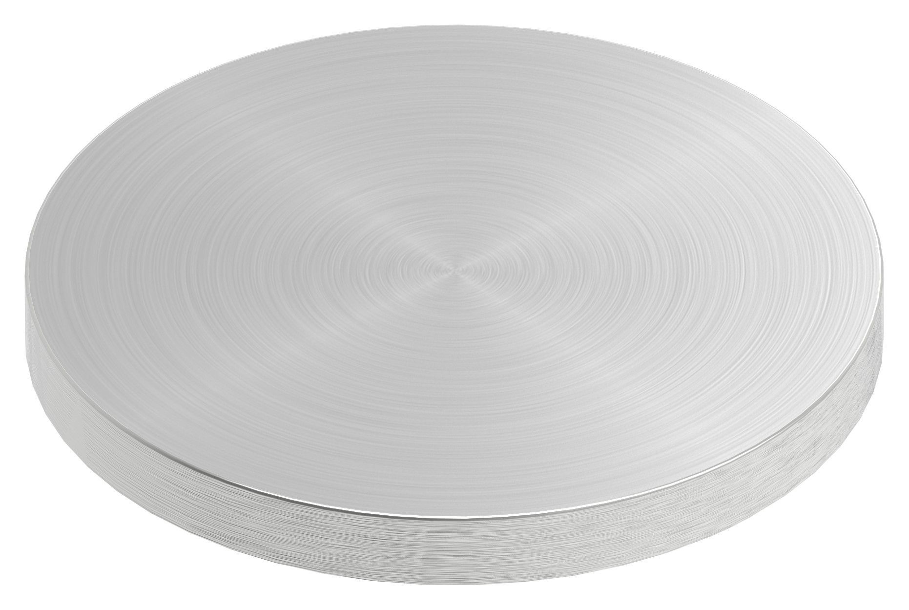 Ronde - Masse- Ø 70x6 mm - mit Rundschliff - V2A-11-2240R.4