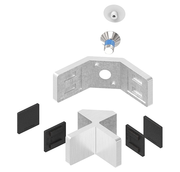 Glasausrichter - fuer Glas- 12-76-13-52 mm - V4A-12-4038.1