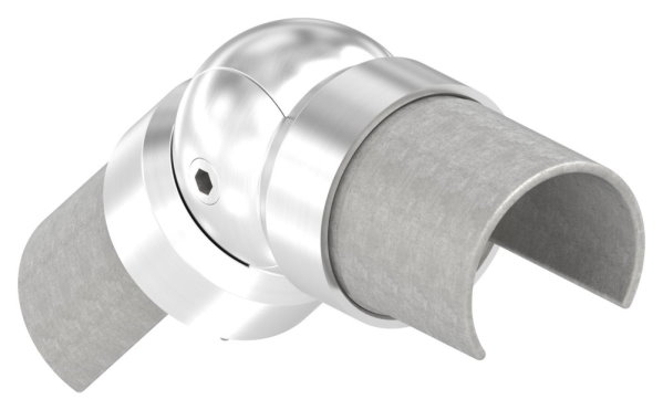 Gelenkverbinder fuer LED-Nutrohr 42-4mm- V2A-88-11LED-NU-60312.240