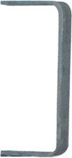 Schlosskasten-U-Profil Stahl 30x90x190 mm Rohzustand-89-11B13330-A.4