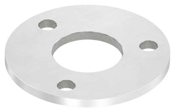 Ankerplatte Ø 100 x 6 mm mit Zentrierbohrung- Ø 42-8 mm V2A-11-2265.4