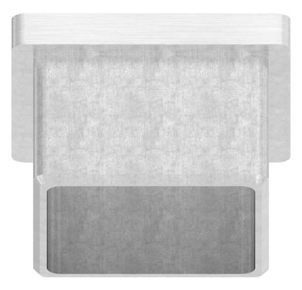 Einsteckkappe Edelstahl 40 x 40 x 3-0 mm mit M8 Gewinde-11-2414.4