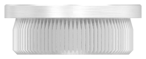 Einsteckkappe V2A Edelstahl fuer Rohr Ø 30 mm- Wandstaerke 2 mm- flach zum Einschlagen-11-5002.4