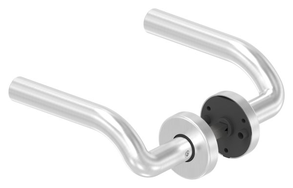 Tuerdrueckerpaar V2A inkl- 8 mm Drueckerstift Modell FLASH-11-3975.4