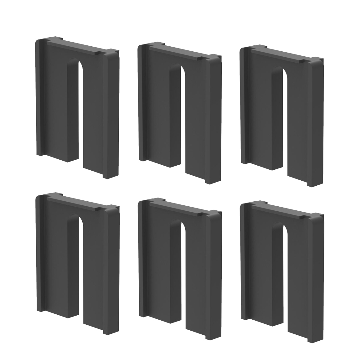 Abstandshalter Kunststoff 5 mm Dicke fuer Kamm -6 Stueck-89-11A1901PVC05-A.4