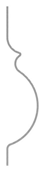 Bauchstab - Laenge- 1000 mm - Material- 12x12 mm - Stahl S235JR- roh-30-1174.8