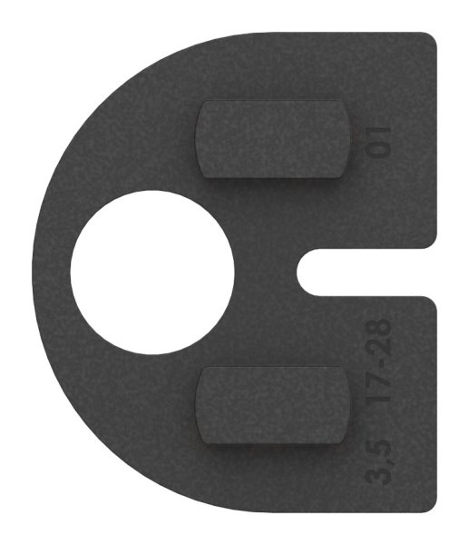 1 Paar Gummis zu Glasklemme 50x40x26 mm AbZ fuer 8-76 mm Glas VSG-10-2109.0