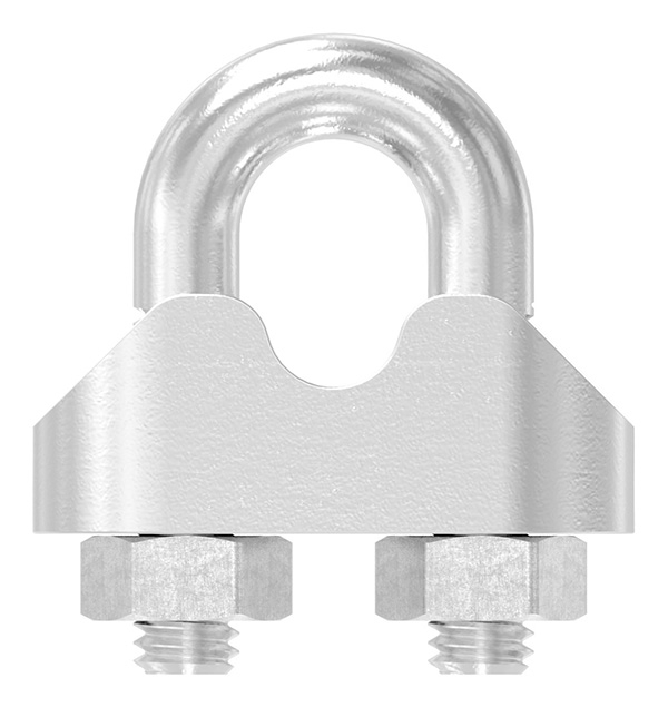 Drahtseilklemme - fuer Seil Ø- 4 mm - Gewinde- M5 - V4A-11-2910.1