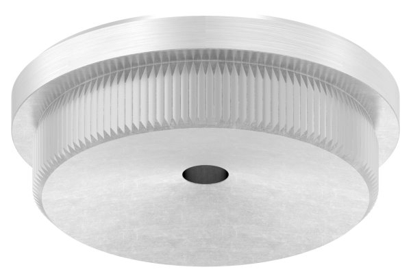 Einsteckkappe V2A fuer Rohr Ø 42-4x2-5 mm flach mit Entwaesserungsbohrung 5 mm-11-5071.4