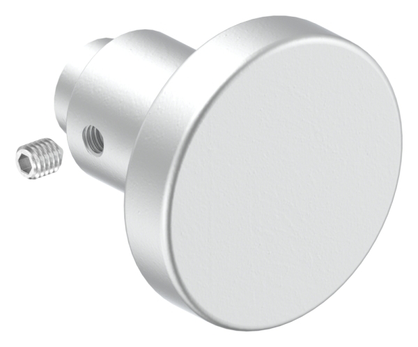 Alu-Tuerknopf gerade Ø 60 mm-12-3021.6