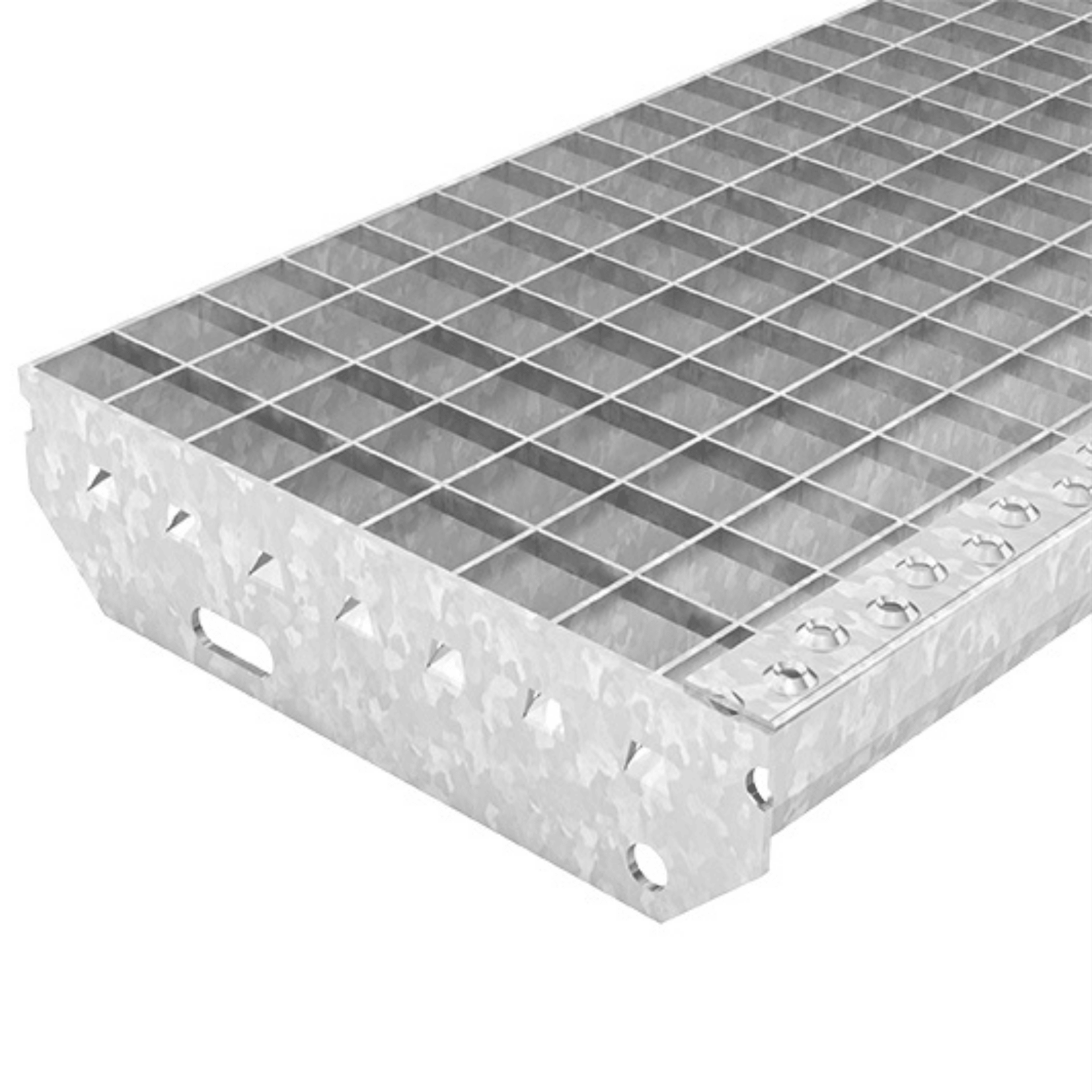 Gitterroststufe 900 x 305 MW 30-30 TS 35-2 Rutschhemmung R10-24-903030352.7