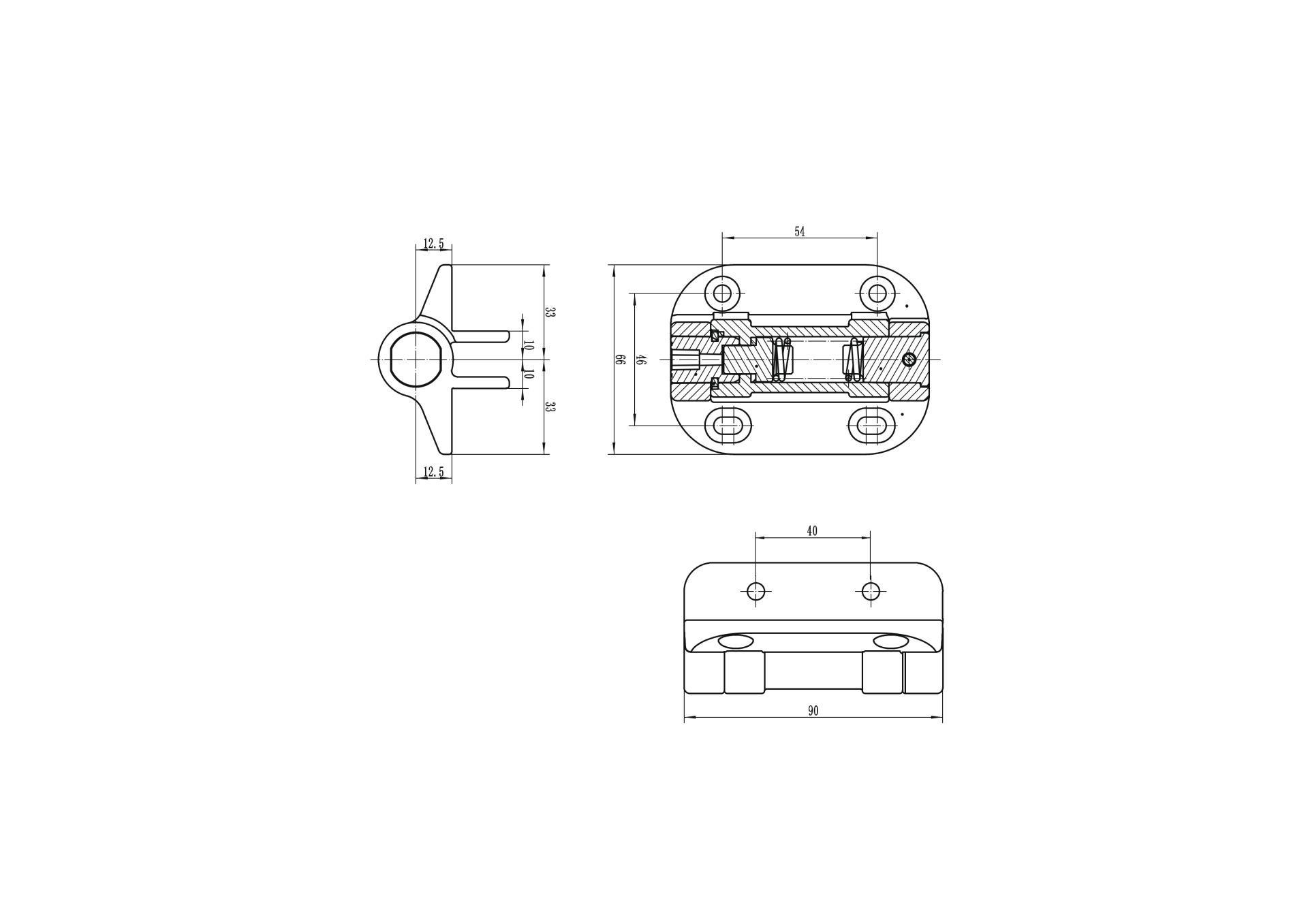 Torband selbstschliessend Kunststoff glasfaserverstaerkt fuer Tore bis 70 kg-89-11D1904G90L-A.4