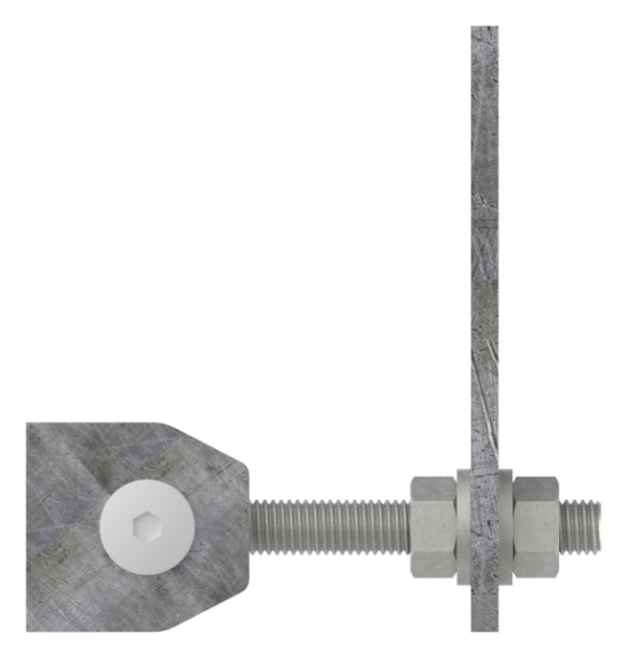 Torband M12 verstellbar Langlochlasche Stahl -roh- S235JR-30-3508.8