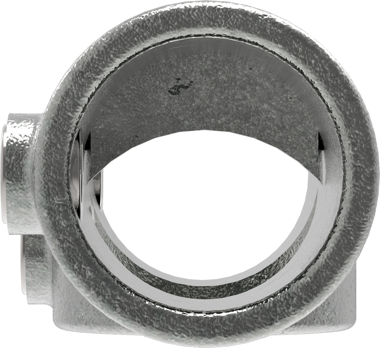 Rohrverbinder - T-Stueck 30-45° - 127D48 - 48-3 mm - 1 1-2- - Feuerverzinkt u. Elektrogalvanisiert-127D48