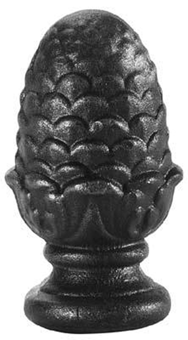 Zaunspitze - Hoehe- 85 mm - Material- Ø 43 mm - Stahl S235JR- roh-30-2500.8