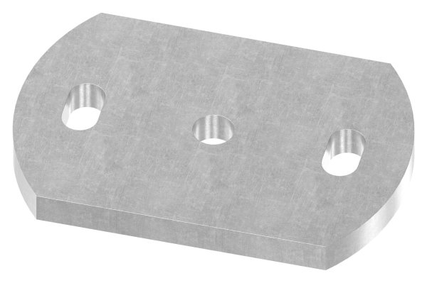 Ankerplatte 120x80x10 mm 3 Bohrungen -  Stahl roh-30-2884.8