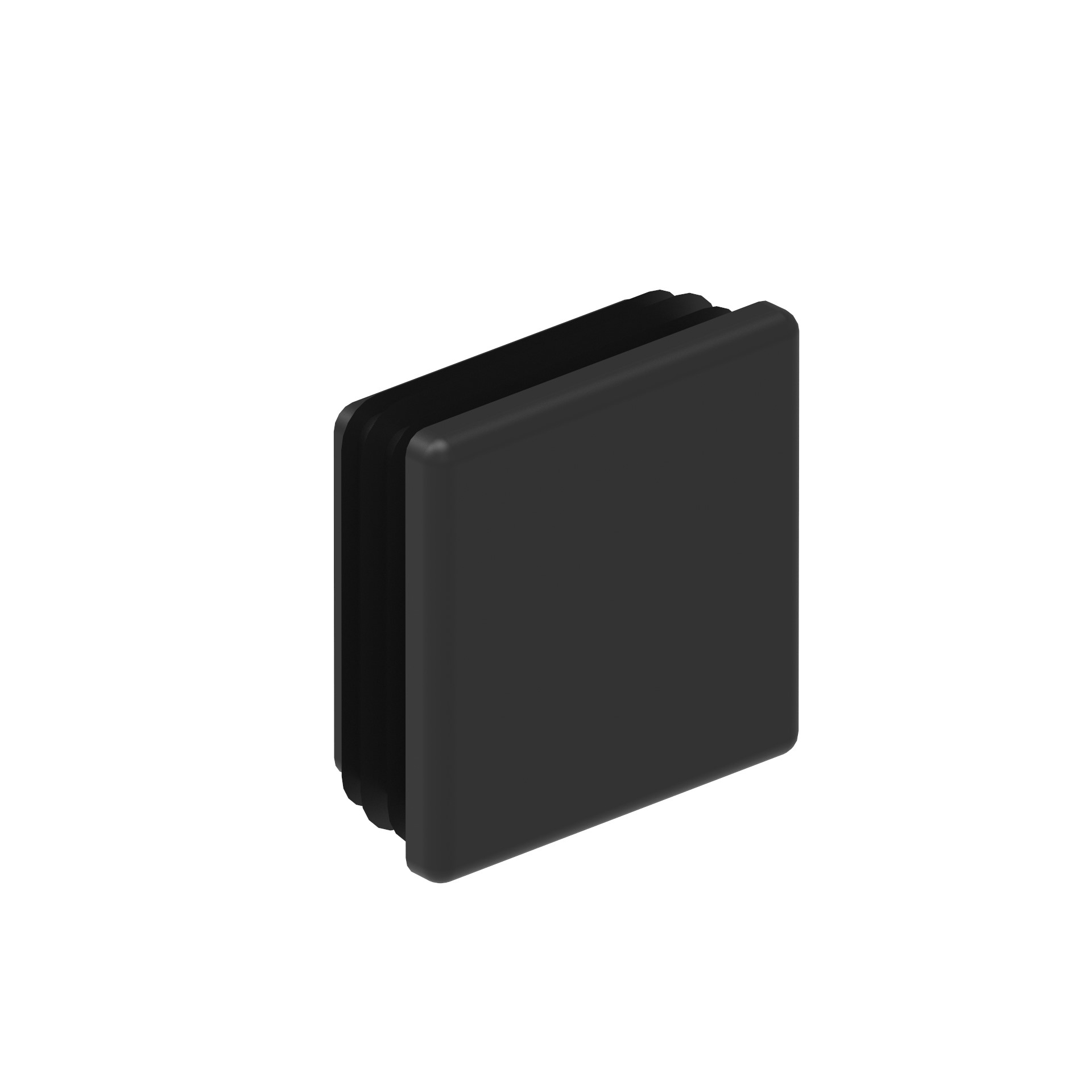 Endkappe Kunststoff fr Vierkantrohr 60 x 60 mm Schwarz-89-11H25860X60-A.4