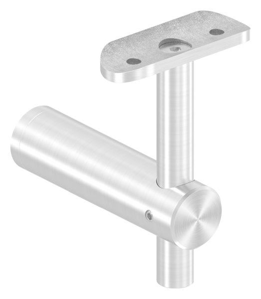 Handlaufhalter hoehenverstellbar und Halteplatte fuer flachen Anschluss V2A-11-2052.4