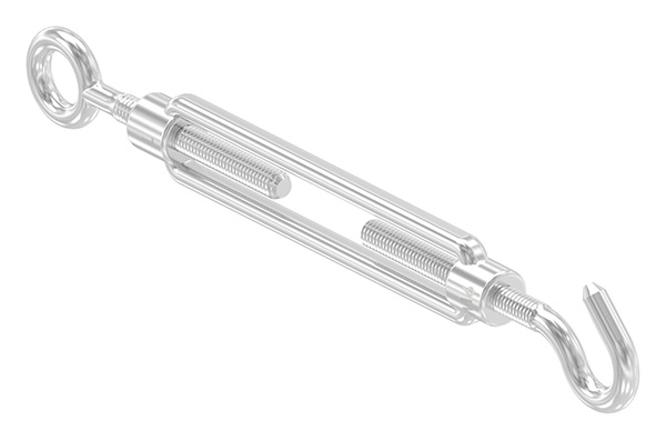 Spannschloss - M6 - Oese-Haken - mit Links-Rechtsgewinde - V4A-11-2957.1