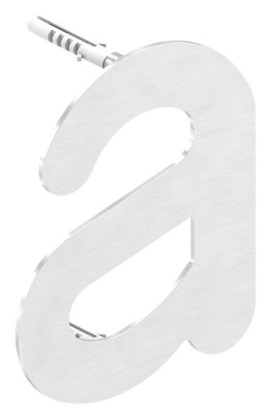 Buchstabe a - klein - Masse- 110 mm x 155 mm - V2A-11-8060.4