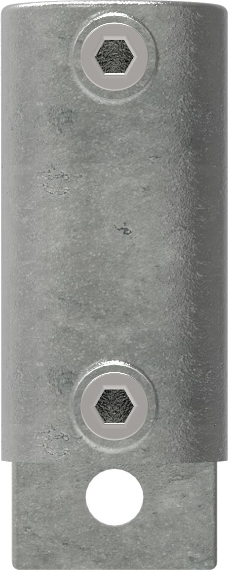 Rohrverbinder - Wandhalter Platte vertikal - 144D48 - 48-3 mm - 1 1-2- - Feuerverzinkt u. Elektrogalvanisiert-144D48
