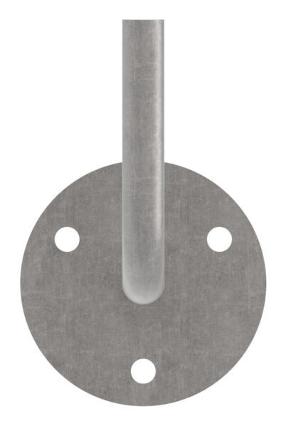 Handlaufhalter - mit Ronde 70x4 mm - zum Anschweissen - Stahl S235JR- roh-30-1416.8