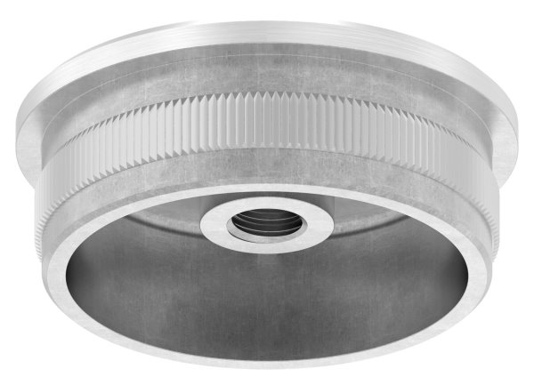 Rohrstopfen fuer Ø 48-3x2-0 mm flach mit M8 zum Einschlagen V2A-11-5242.4