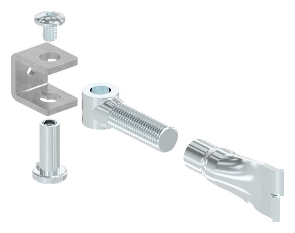Torband M20 verstellbar zum einmauern Stahl -roh- S235JR-30-3515.8