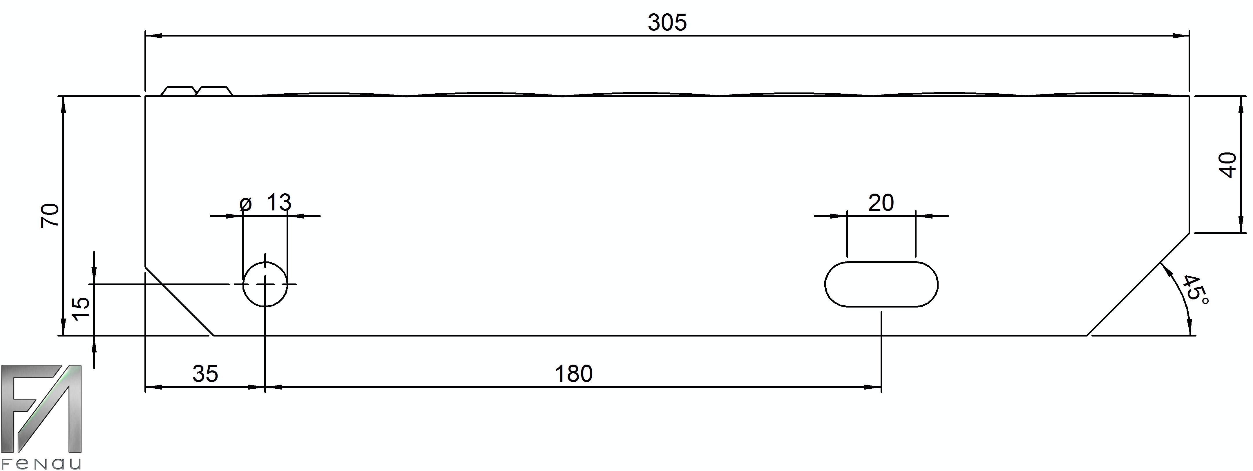 Schweisspressroststufe Metallstufe 600x305 mm Masche 34-38 mm Tragstab 30-2 mm S235JR feuerverzinkt-25-603030302.7