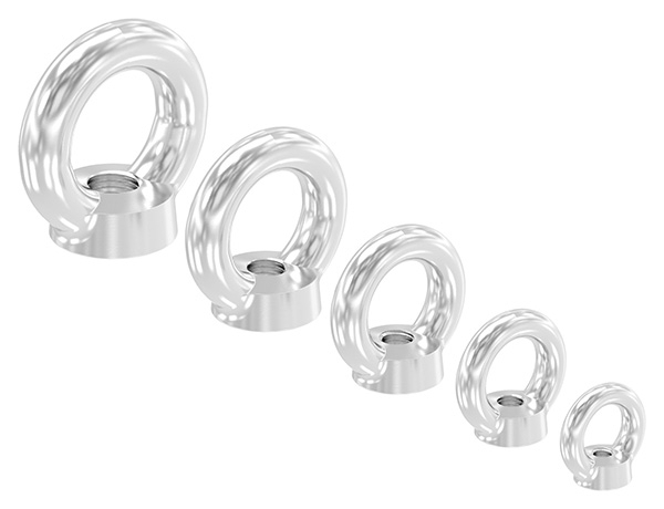 Ringmutter Edelstahl V4A Innengewinde M8- Rundeisen 8 mm- DIN 582-88.11100073008