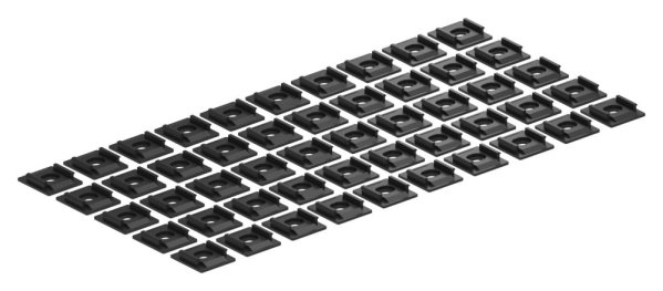 LED-Nutrohr- Befestigungselement- 50er-Set fuer LED-Traegerprofil-88-11LED-NU-BE.50