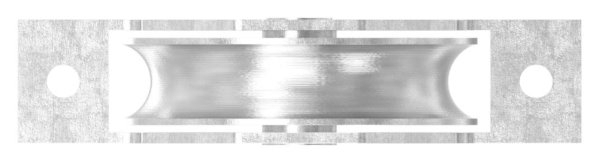 Schiebetorrolle- Ø 98mm- V2A-88-11338-100.VA