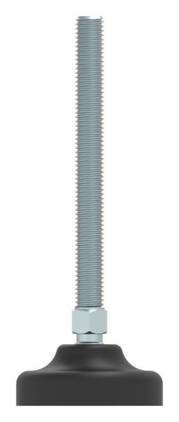 Schwerlast-Maschinenfuss M10 x 100 mm Fuss-Ø 50 mm mit Kugelgelenk-88-11192-M10100.50