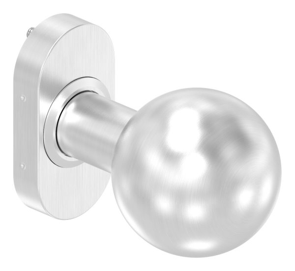 Tuerdruecker V2A gerade mit Kugel Ø 50 mm drehbar-11-3518.4