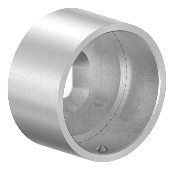 Wandbefestigung  zum Klemmen fuer Rundrohr  Ø 48-3 mm - V2A-11-3070.4