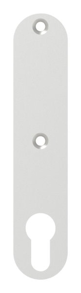 Alu-Zylinderkurzschild - Masse- 32x156x7 mm - blind - Aluminium EV1-12-3032.6