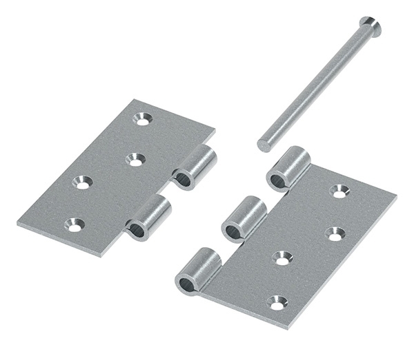 Scharnier Stahl verzinkt 102 x 102 x 2-5 mm mit herausnehmbarem Zapfen-88-11458.13