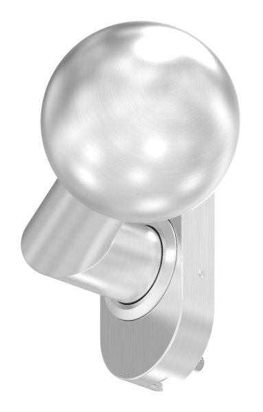 Drueckerknopf- Ø 50mm- drehbar- V2A - Rechts-88-11612-VA-D.R