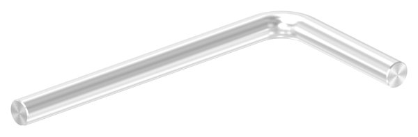 Buegel Edelstahl V2A Ø 12 mm Schenkellaenge 75x150 mm 90° gebogen geschliffen Korn 240-88-1150247-240-OG.L150