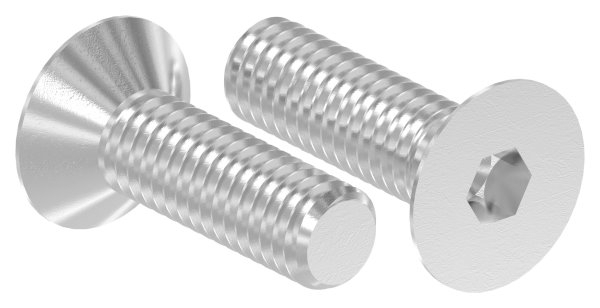 Senkkopfschraube V4A M6x20 Innensechskant ISO 10642-88-1158315-V4A.20