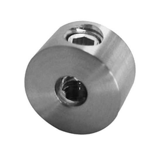 Seilstopper Edelstahl AISI 316 fuer 1-5-3 mm Kabel D 18 mm geschliffen-89-11A147400003-A.4