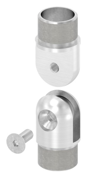 Gelenkstueck fuer Rundrohr Ø 33-7x2-0 mm V2A-11-3635.4