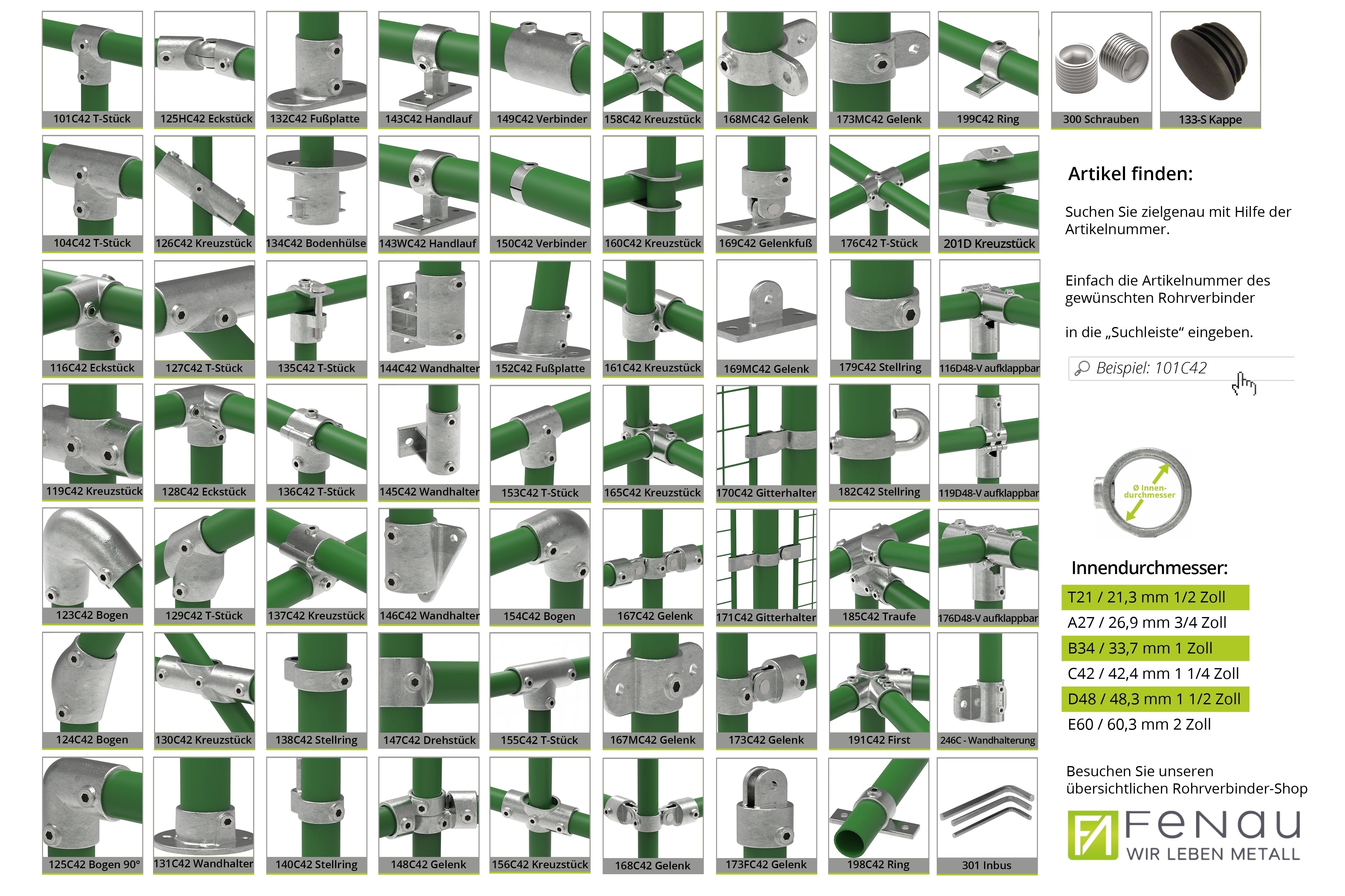 Rohrverbinder - hohe Wandbefestigung rund mit Durhgangsbohrung- 131 - 21-3 mm - 60-3 mm - 1-2- - 2- - Feuerverzinkt u. Elektrogalvanisiert-131TX